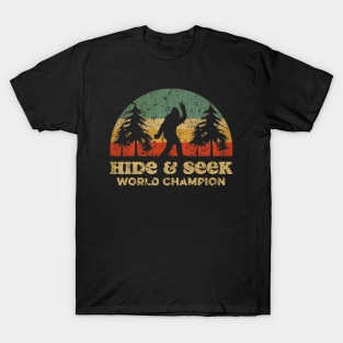 Bigfoot Hide & Seek World Champion - VINTAGE T-Shirt